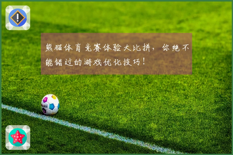 熊猫体育竞赛体验大比拼，你绝不能错过的游戏优化技巧！